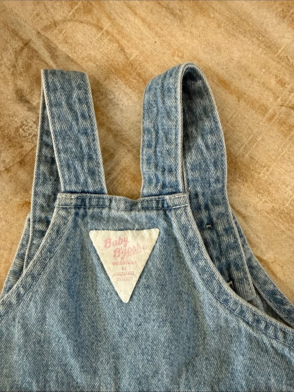 Oshkosh B’Gosh Vintage Denim Bubble Romper {Lightwash} 24 mos.